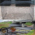 Solid foundation woven wire mesh cages save earth stop flood steel gabion stone cages PVC coated anti corrosion rock cages